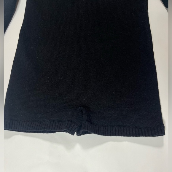 Edikted Black Off-Shoulder Sweater Romper M/L | Girls Night Out Winter - Picture 4 of 5